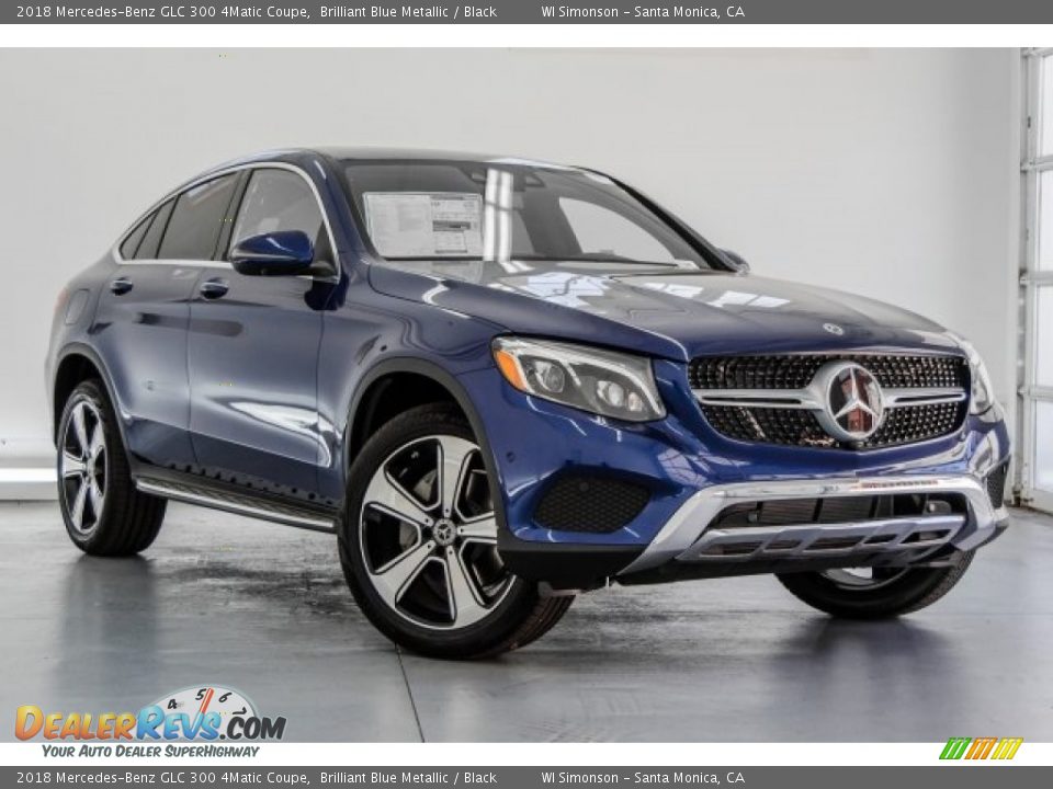 Front 3/4 View of 2018 Mercedes-Benz GLC 300 4Matic Coupe Photo #12