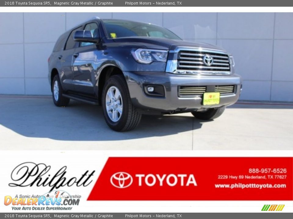 2018 Toyota Sequoia SR5 Magnetic Gray Metallic / Graphite Photo #1