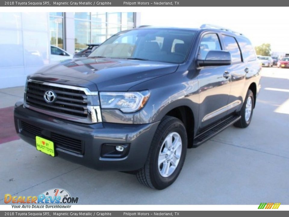 2018 Toyota Sequoia SR5 Magnetic Gray Metallic / Graphite Photo #3