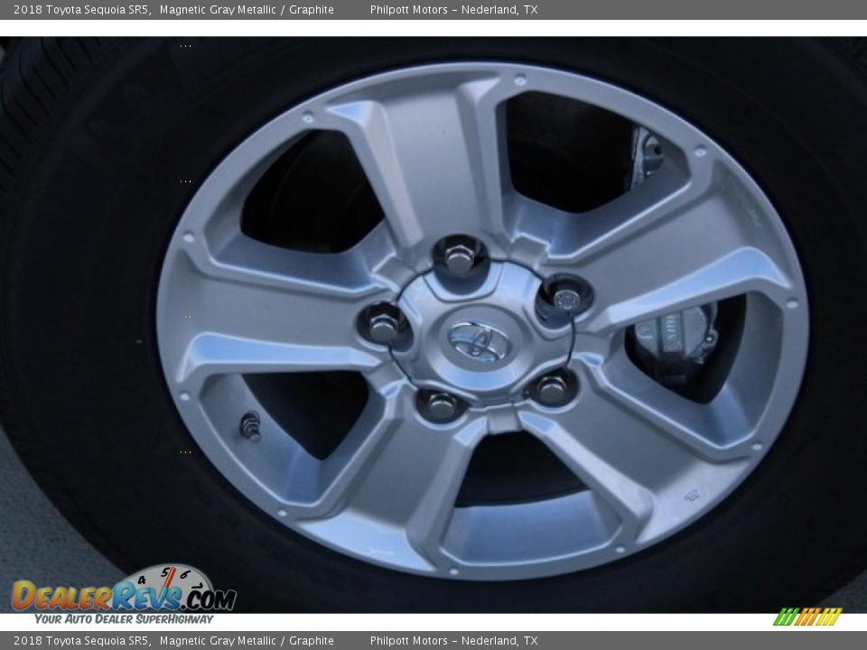 2018 Toyota Sequoia SR5 Magnetic Gray Metallic / Graphite Photo #4