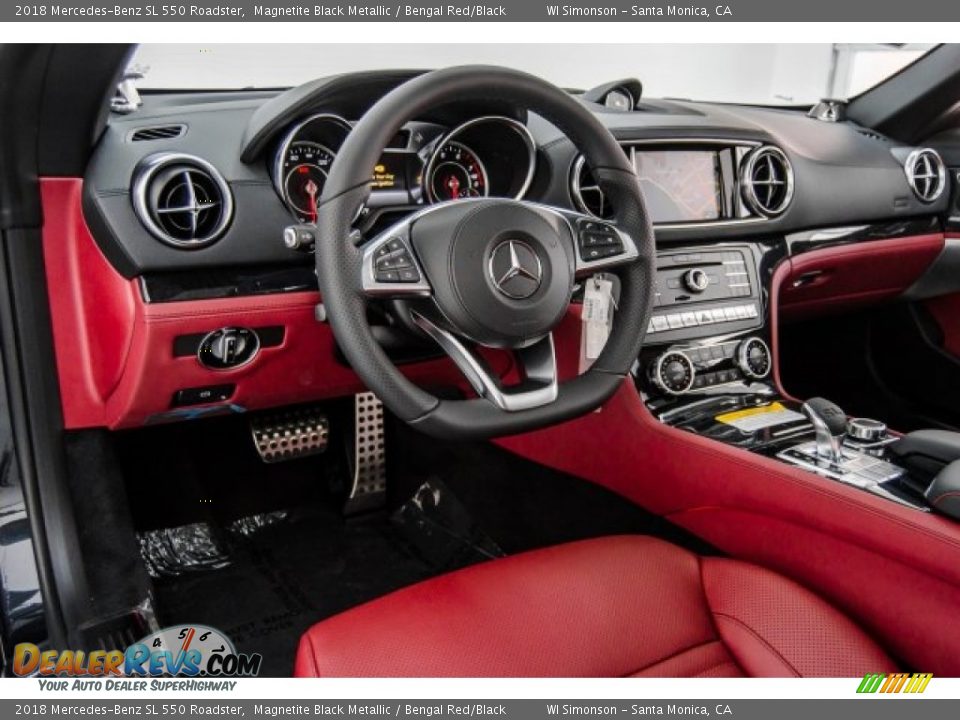 Controls of 2018 Mercedes-Benz SL 550 Roadster Photo #6