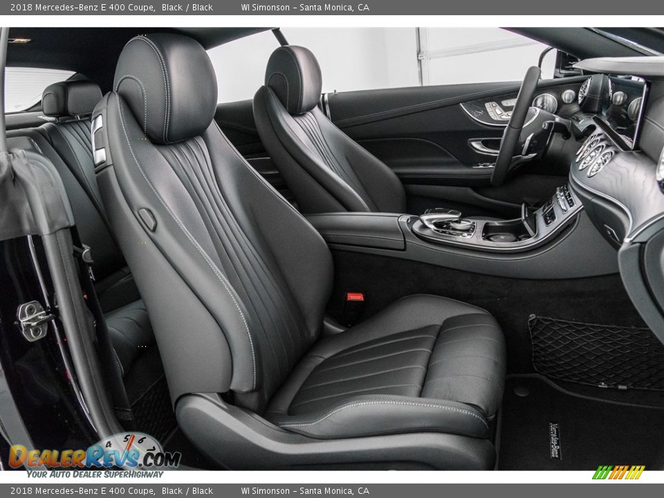 2018 Mercedes-Benz E 400 Coupe Black / Black Photo #2