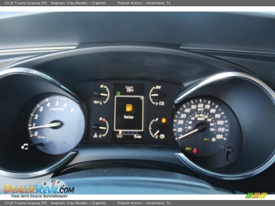 2018 Toyota Sequoia SR5 Magnetic Gray Metallic / Graphite Photo #18