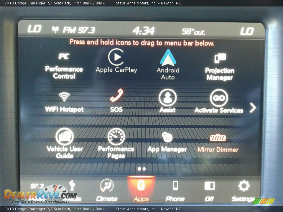 2018 Dodge Challenger R/T Scat Pack Pitch Black / Black Photo #22