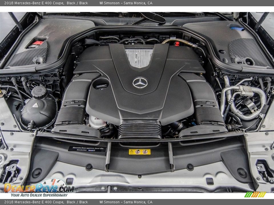 2018 Mercedes-Benz E 400 Coupe Black / Black Photo #8