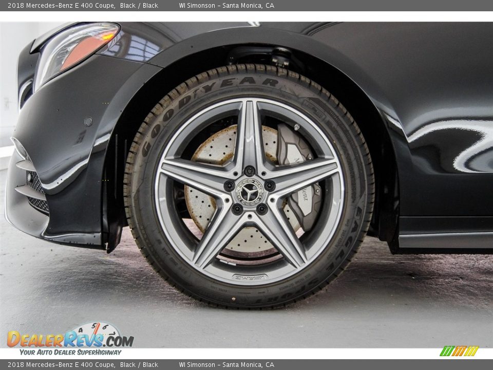 2018 Mercedes-Benz E 400 Coupe Black / Black Photo #9