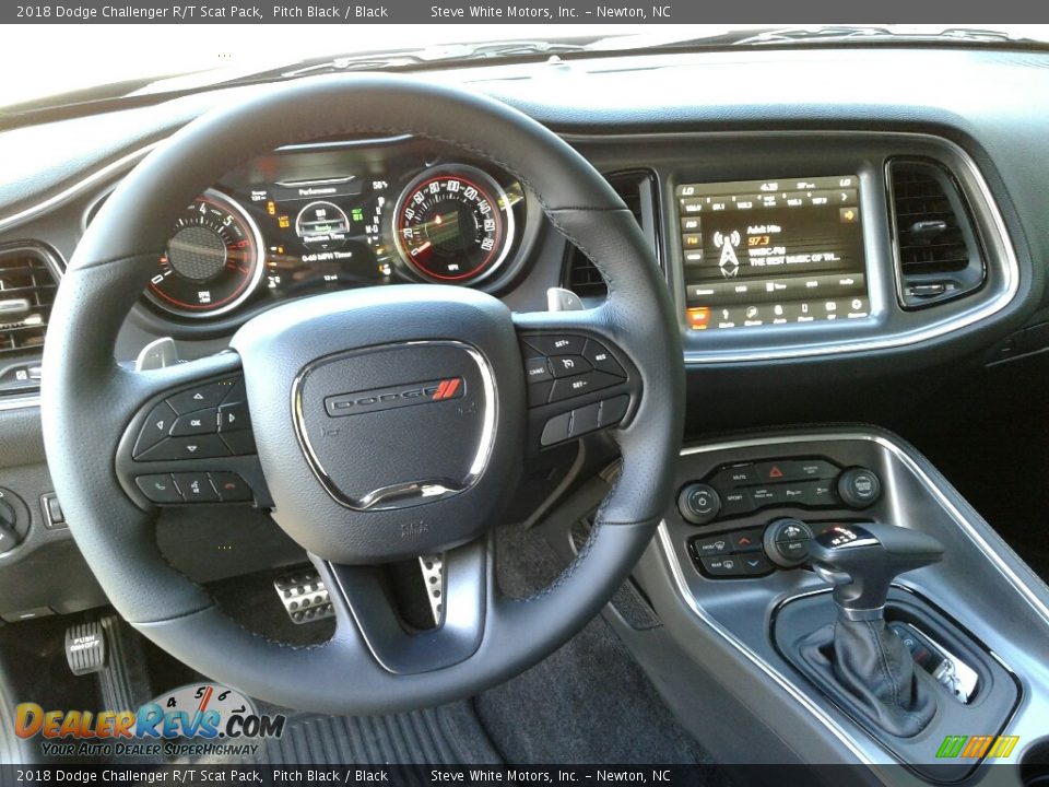 2018 Dodge Challenger R/T Scat Pack Pitch Black / Black Photo #27