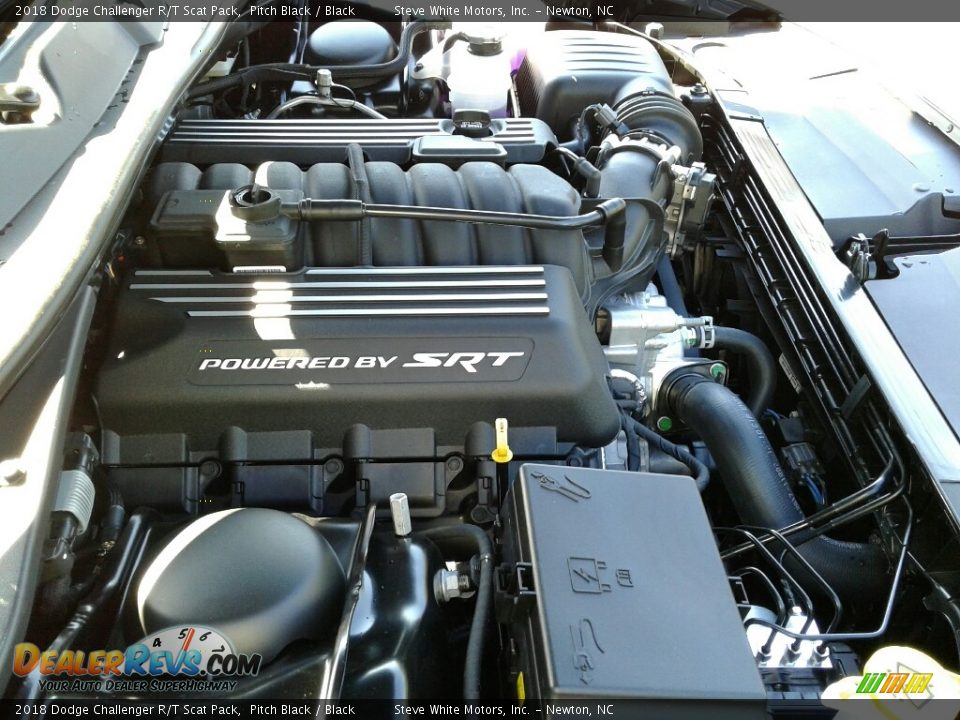 2018 Dodge Challenger R/T Scat Pack Pitch Black / Black Photo #28
