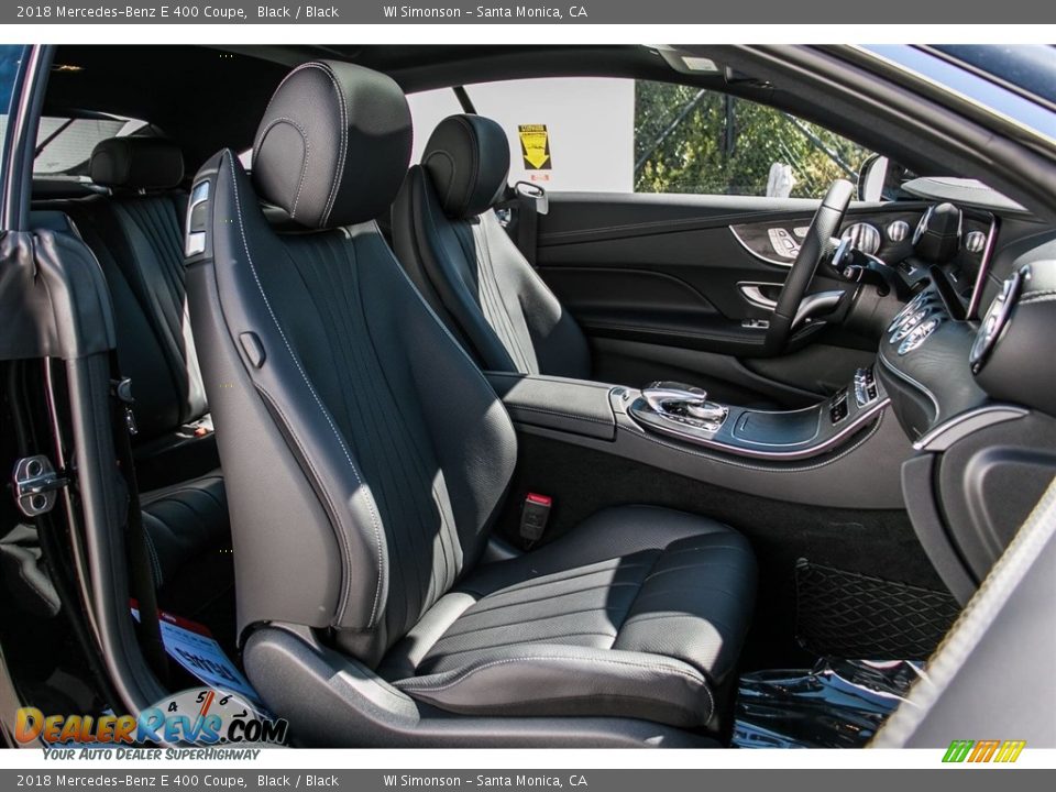 2018 Mercedes-Benz E 400 Coupe Black / Black Photo #2