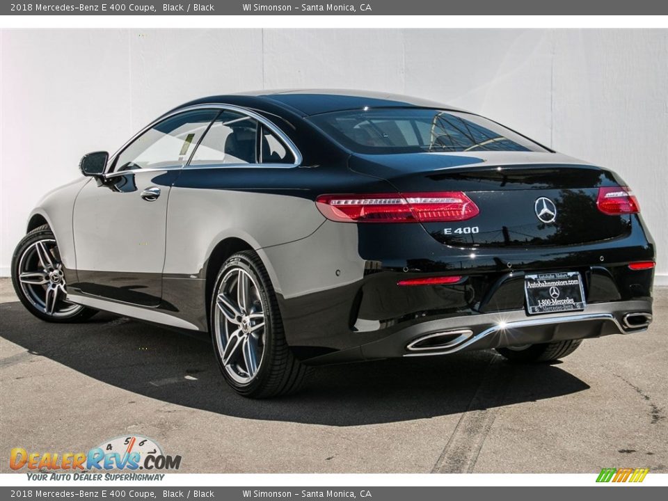 2018 Mercedes-Benz E 400 Coupe Black / Black Photo #3