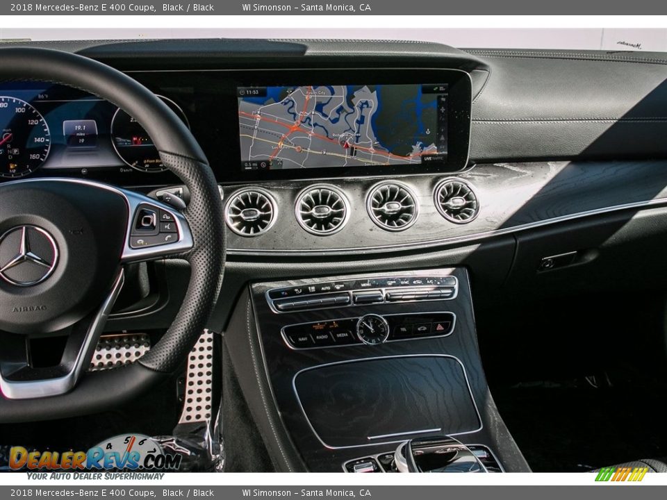 2018 Mercedes-Benz E 400 Coupe Black / Black Photo #7