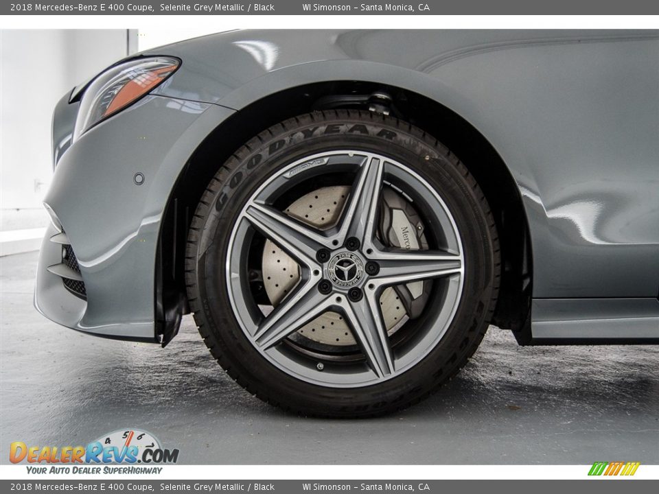 2018 Mercedes-Benz E 400 Coupe Selenite Grey Metallic / Black Photo #9