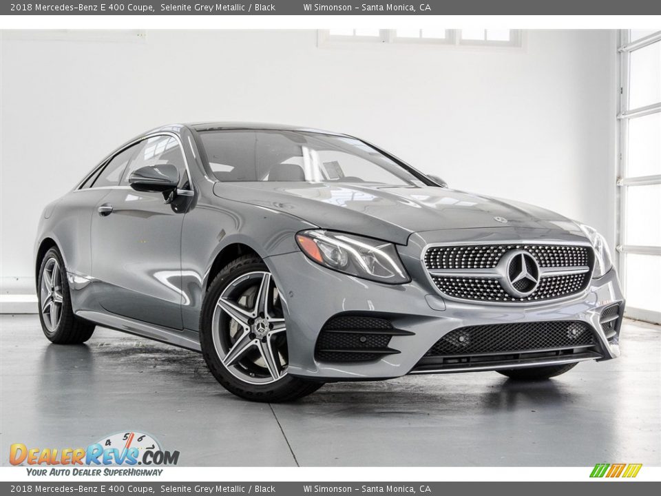 2018 Mercedes-Benz E 400 Coupe Selenite Grey Metallic / Black Photo #12