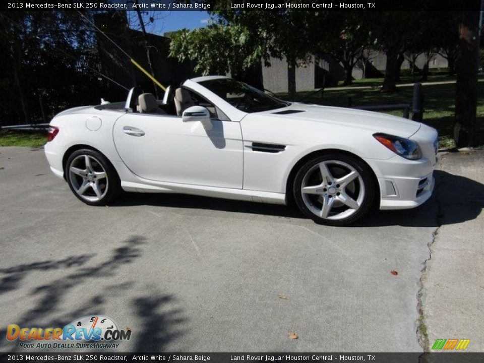 2013 Mercedes-Benz SLK 250 Roadster Arctic White / Sahara Beige Photo #1