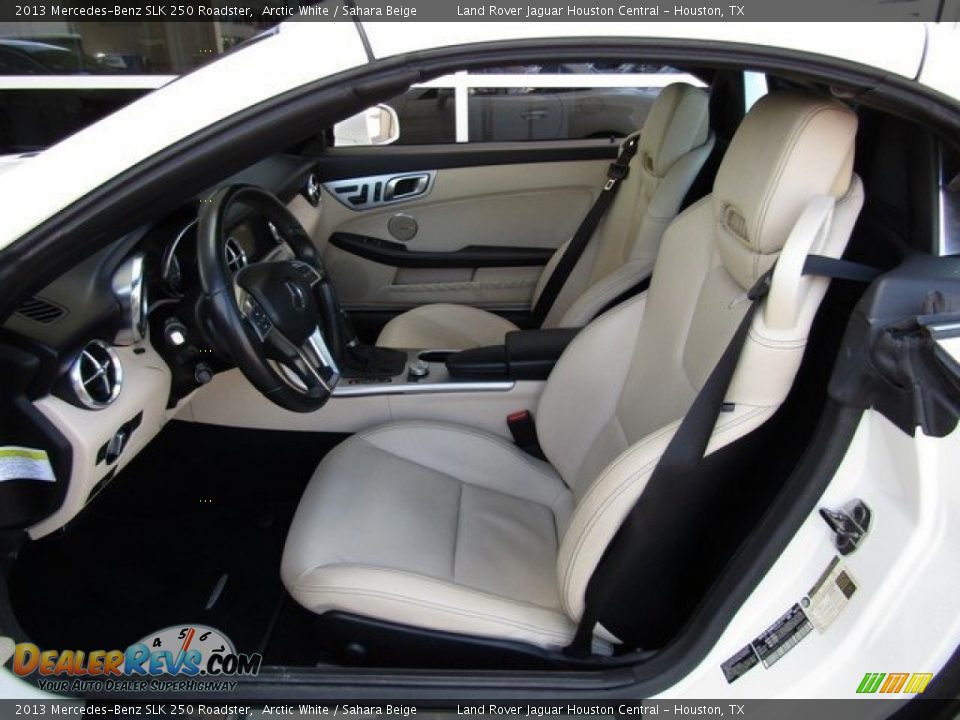 2013 Mercedes-Benz SLK 250 Roadster Arctic White / Sahara Beige Photo #3