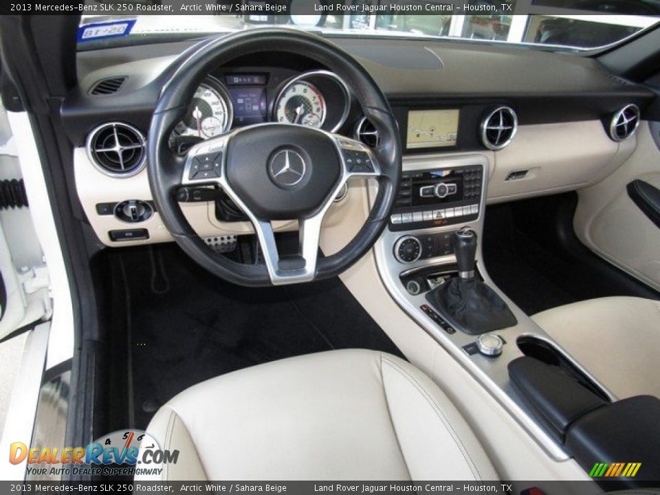 2013 Mercedes-Benz SLK 250 Roadster Arctic White / Sahara Beige Photo #4