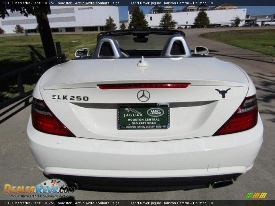 2013 Mercedes-Benz SLK 250 Roadster Arctic White / Sahara Beige Photo #8