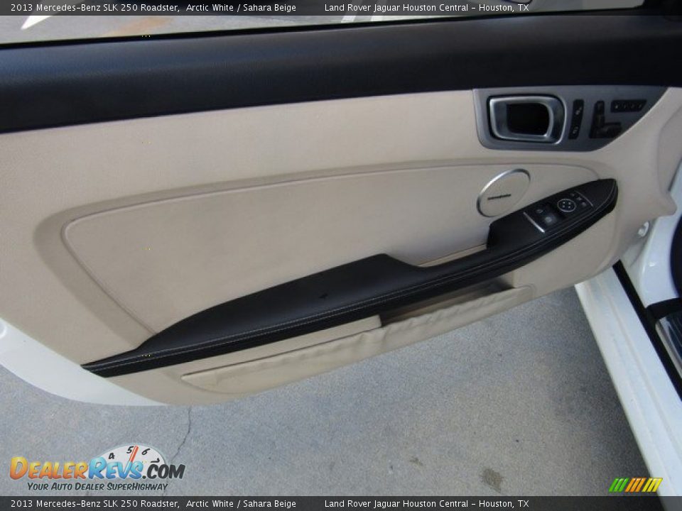 2013 Mercedes-Benz SLK 250 Roadster Arctic White / Sahara Beige Photo #20
