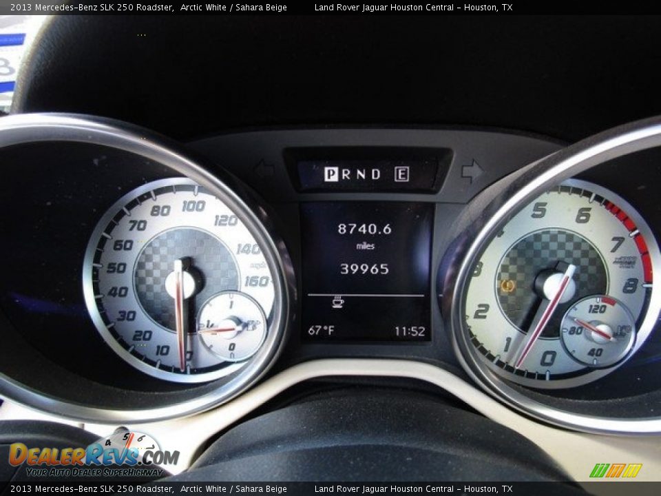 2013 Mercedes-Benz SLK 250 Roadster Arctic White / Sahara Beige Photo #24