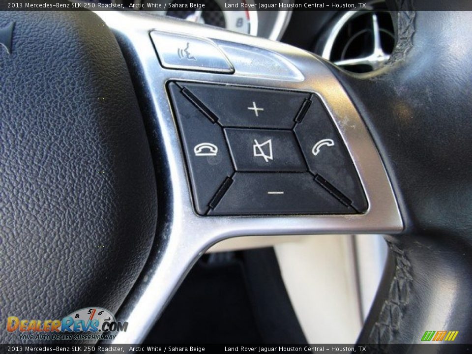 2013 Mercedes-Benz SLK 250 Roadster Arctic White / Sahara Beige Photo #25