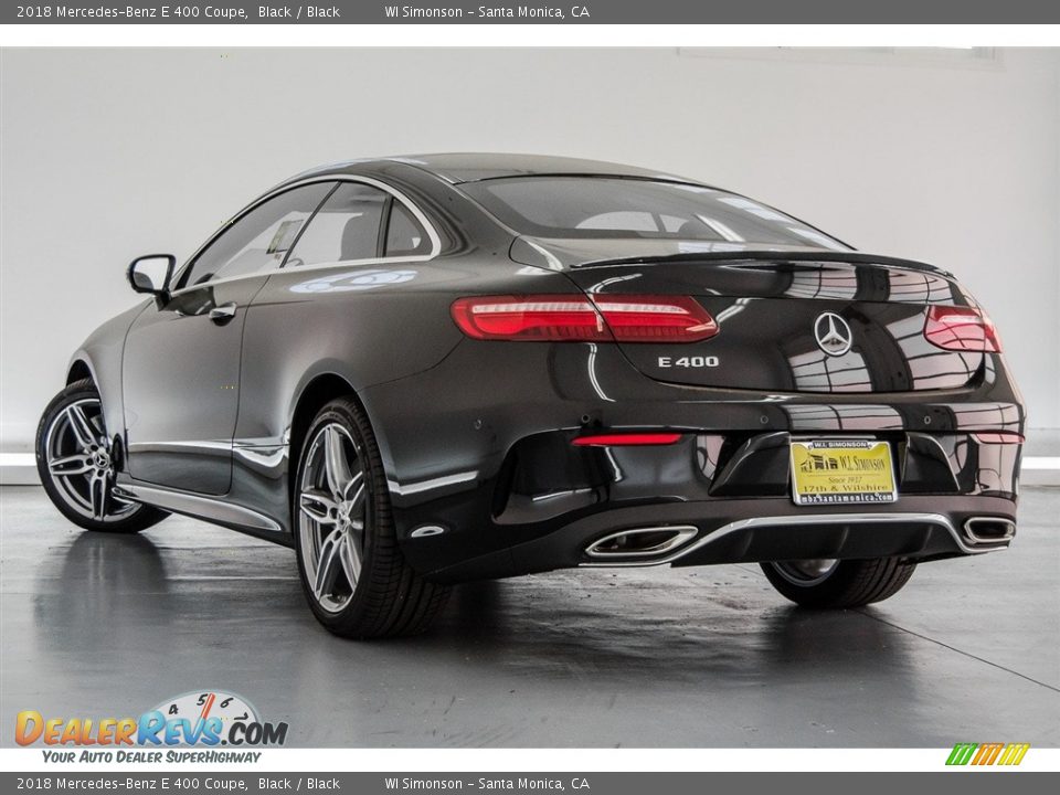 2018 Mercedes-Benz E 400 Coupe Black / Black Photo #4