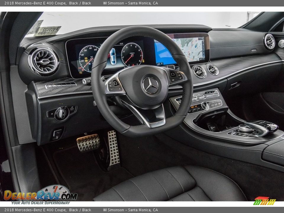 2018 Mercedes-Benz E 400 Coupe Black / Black Photo #6