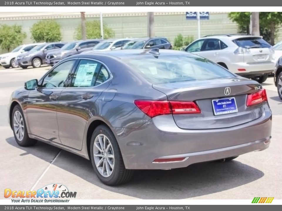 2018 Acura TLX Technology Sedan Modern Steel Metallic / Graystone Photo #5