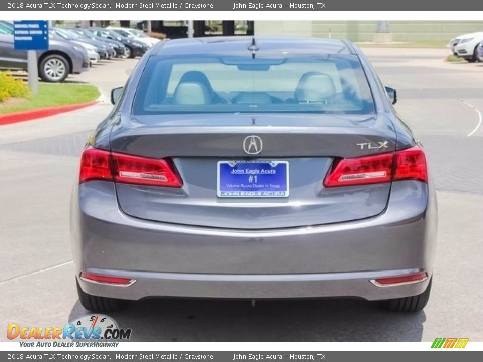 2018 Acura TLX Technology Sedan Modern Steel Metallic / Graystone Photo #6