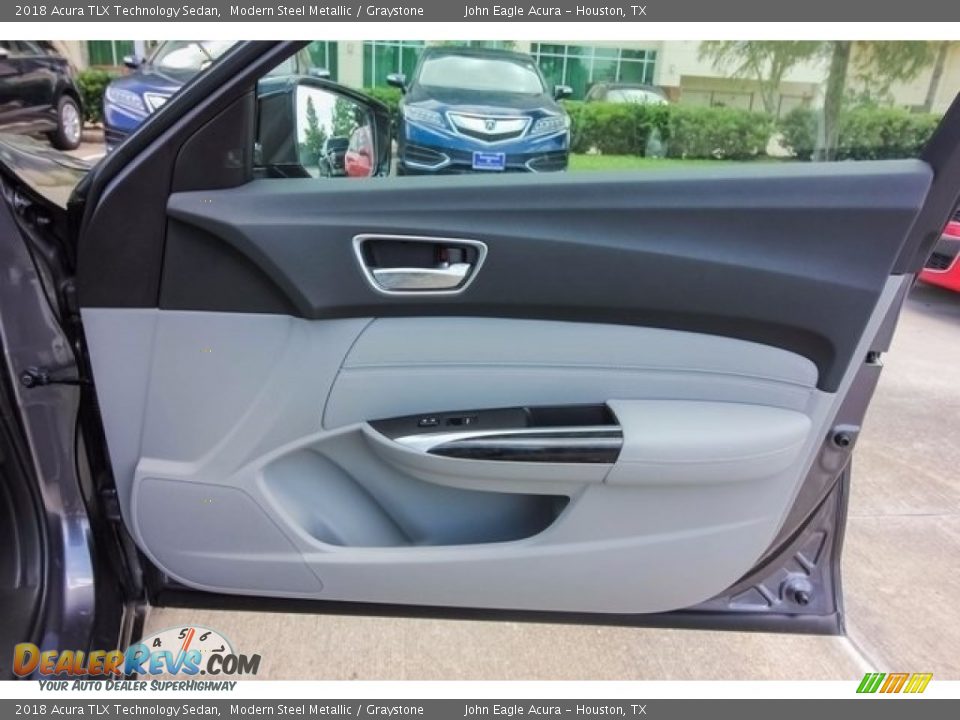 2018 Acura TLX Technology Sedan Modern Steel Metallic / Graystone Photo #21