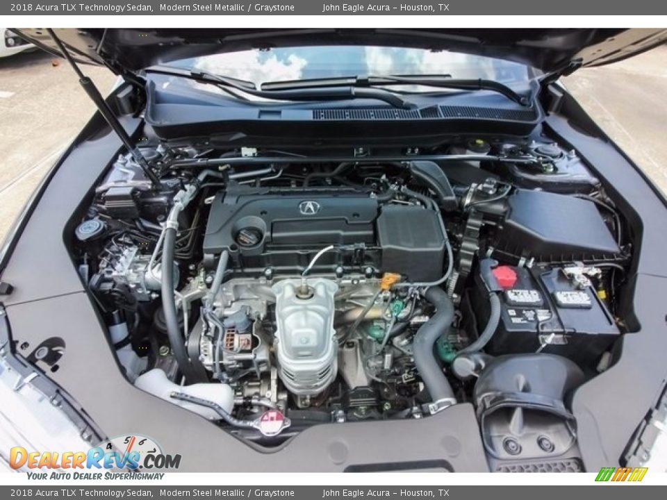 2018 Acura TLX Technology Sedan Modern Steel Metallic / Graystone Photo #23