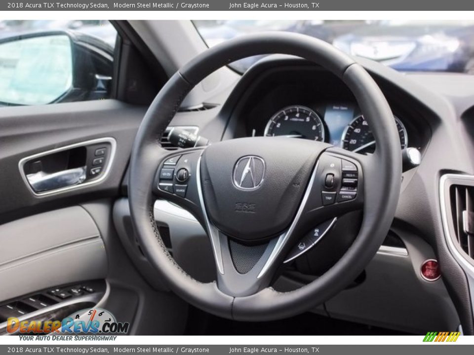 2018 Acura TLX Technology Sedan Modern Steel Metallic / Graystone Photo #25