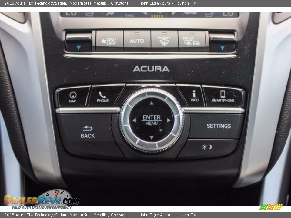 2018 Acura TLX Technology Sedan Modern Steel Metallic / Graystone Photo #29