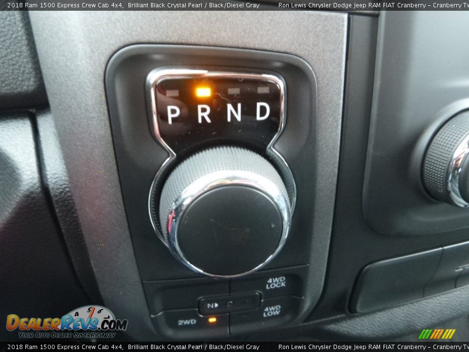 2018 Ram 1500 Express Crew Cab 4x4 Brilliant Black Crystal Pearl / Black/Diesel Gray Photo #20