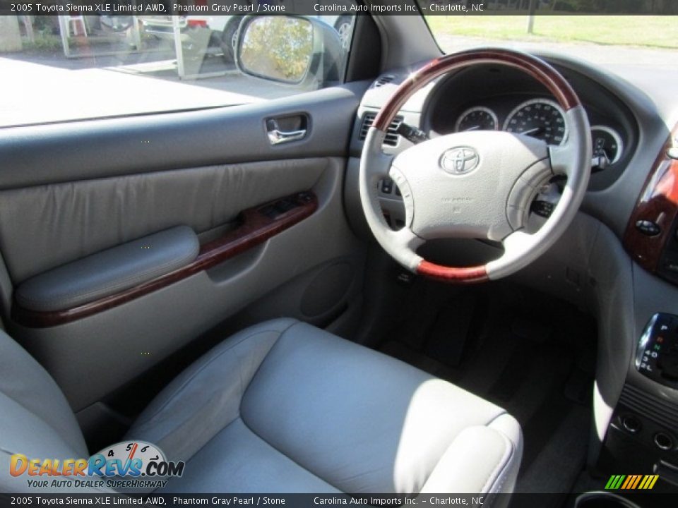2005 Toyota Sienna XLE Limited AWD Phantom Gray Pearl / Stone Photo #12