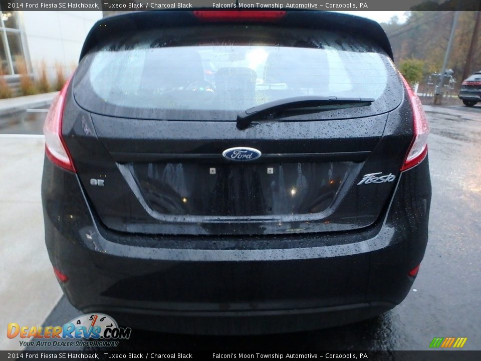 2014 Ford Fiesta SE Hatchback Tuxedo Black / Charcoal Black Photo #3