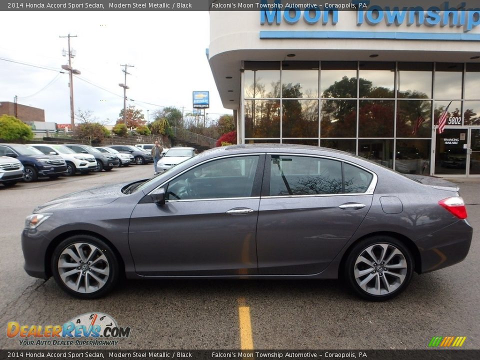 2014 Honda Accord Sport Sedan Modern Steel Metallic / Black Photo #2