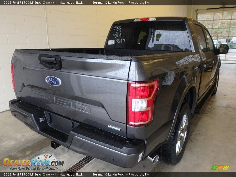 2018 Ford F150 XLT SuperCrew 4x4 Magnetic / Black Photo #2