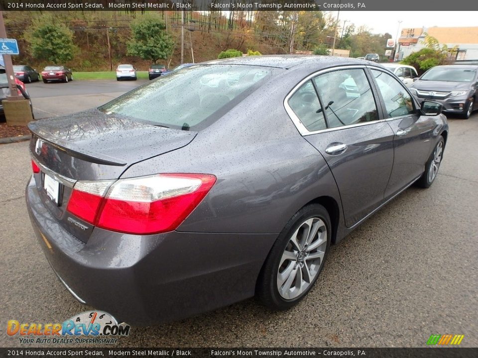 2014 Honda Accord Sport Sedan Modern Steel Metallic / Black Photo #5