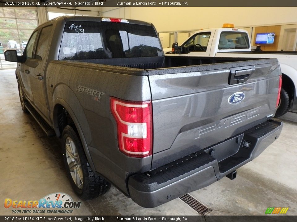 2018 Ford F150 XLT SuperCrew 4x4 Magnetic / Black Photo #3
