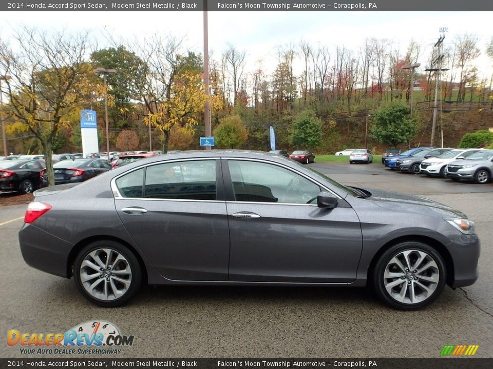 2014 Honda Accord Sport Sedan Modern Steel Metallic / Black Photo #6
