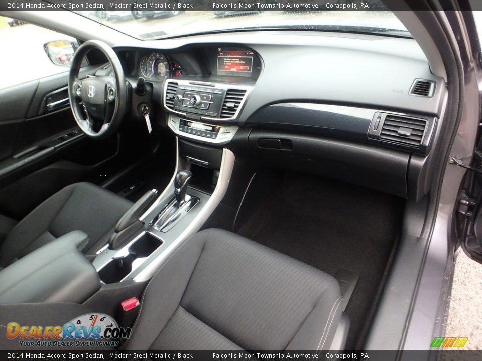 2014 Honda Accord Sport Sedan Modern Steel Metallic / Black Photo #11