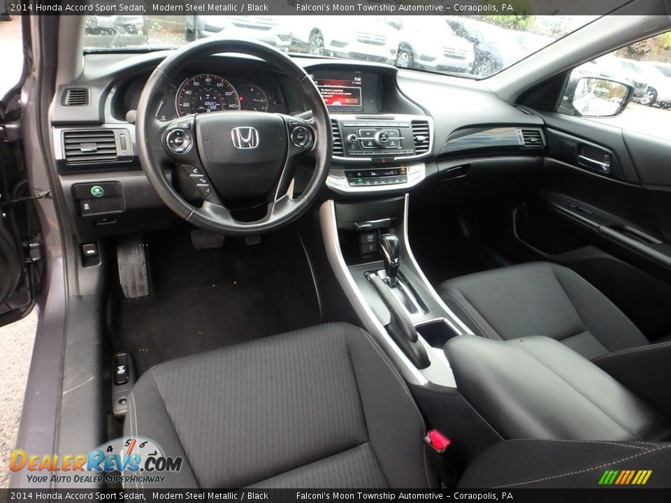 2014 Honda Accord Sport Sedan Modern Steel Metallic / Black Photo #17