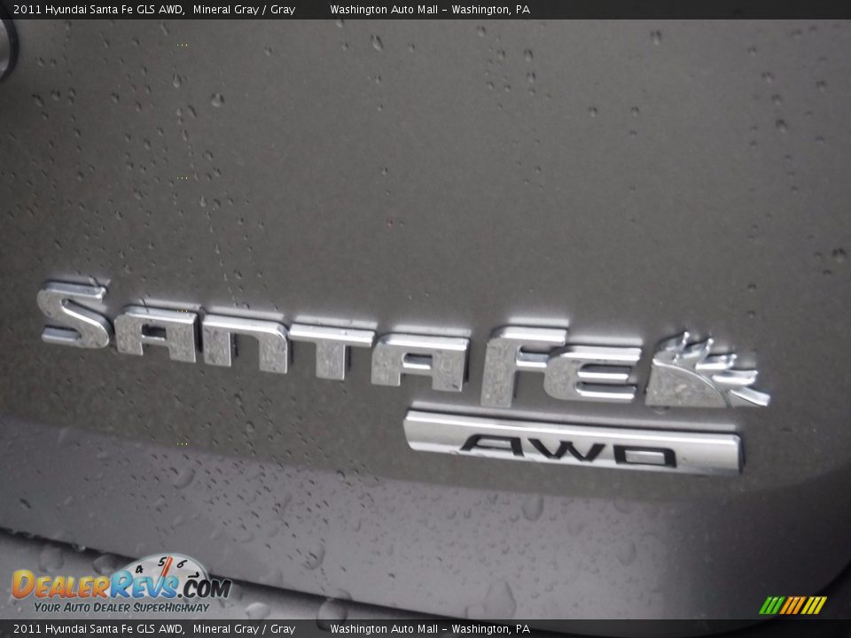 2011 Hyundai Santa Fe GLS AWD Mineral Gray / Gray Photo #10