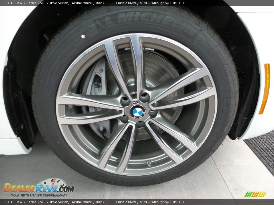 2018 BMW 7 Series 750i xDrive Sedan Alpine White / Black Photo #4