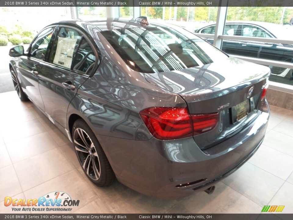 2018 BMW 3 Series 340i xDrive Sedan Mineral Grey Metallic / Black Photo #2