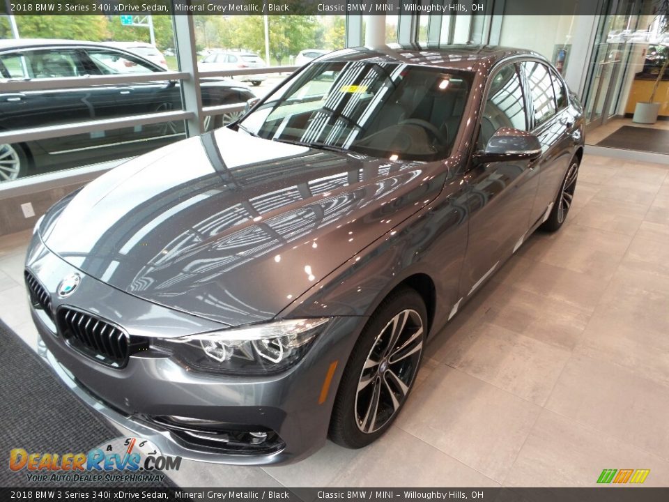 2018 BMW 3 Series 340i xDrive Sedan Mineral Grey Metallic / Black Photo #3