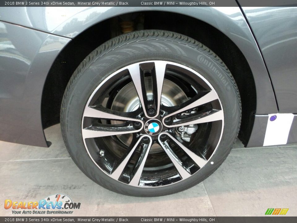 2018 BMW 3 Series 340i xDrive Sedan Mineral Grey Metallic / Black Photo #4