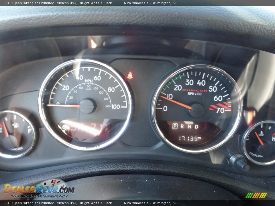 2017 Jeep Wrangler Unlimited Rubicon 4x4 Bright White / Black Photo #16