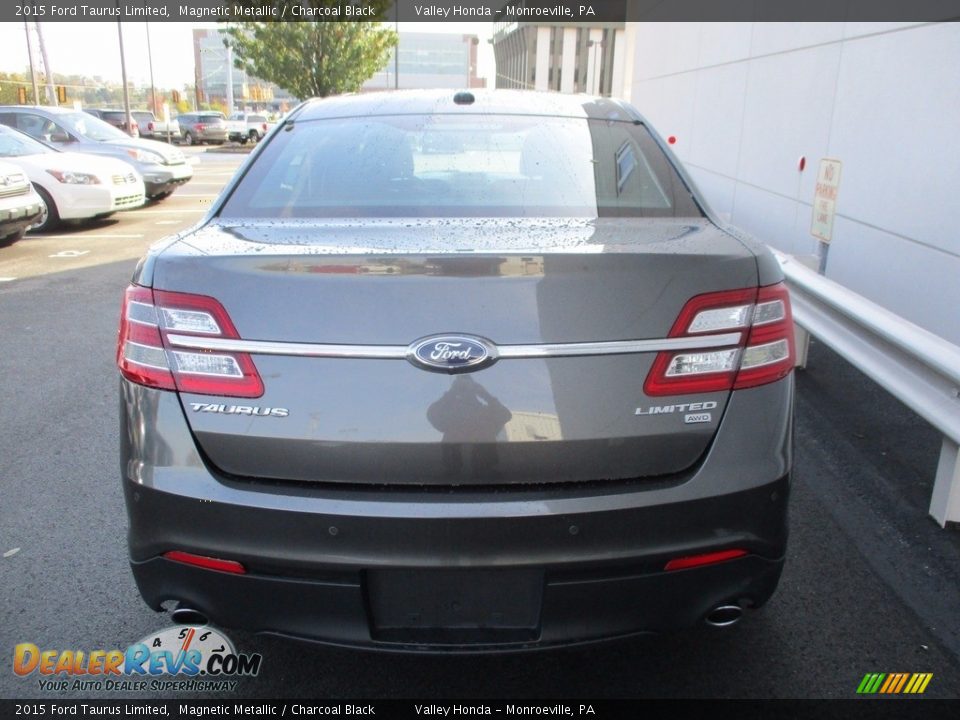 2015 Ford Taurus Limited Magnetic Metallic / Charcoal Black Photo #4