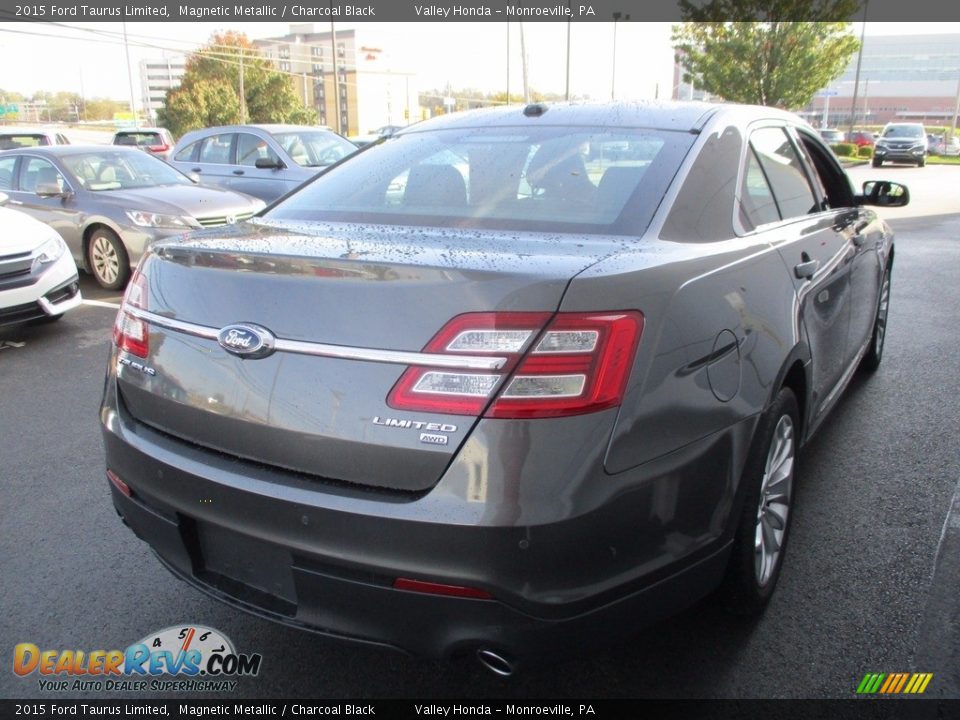 2015 Ford Taurus Limited Magnetic Metallic / Charcoal Black Photo #5